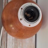 Round lamp foot in light wood