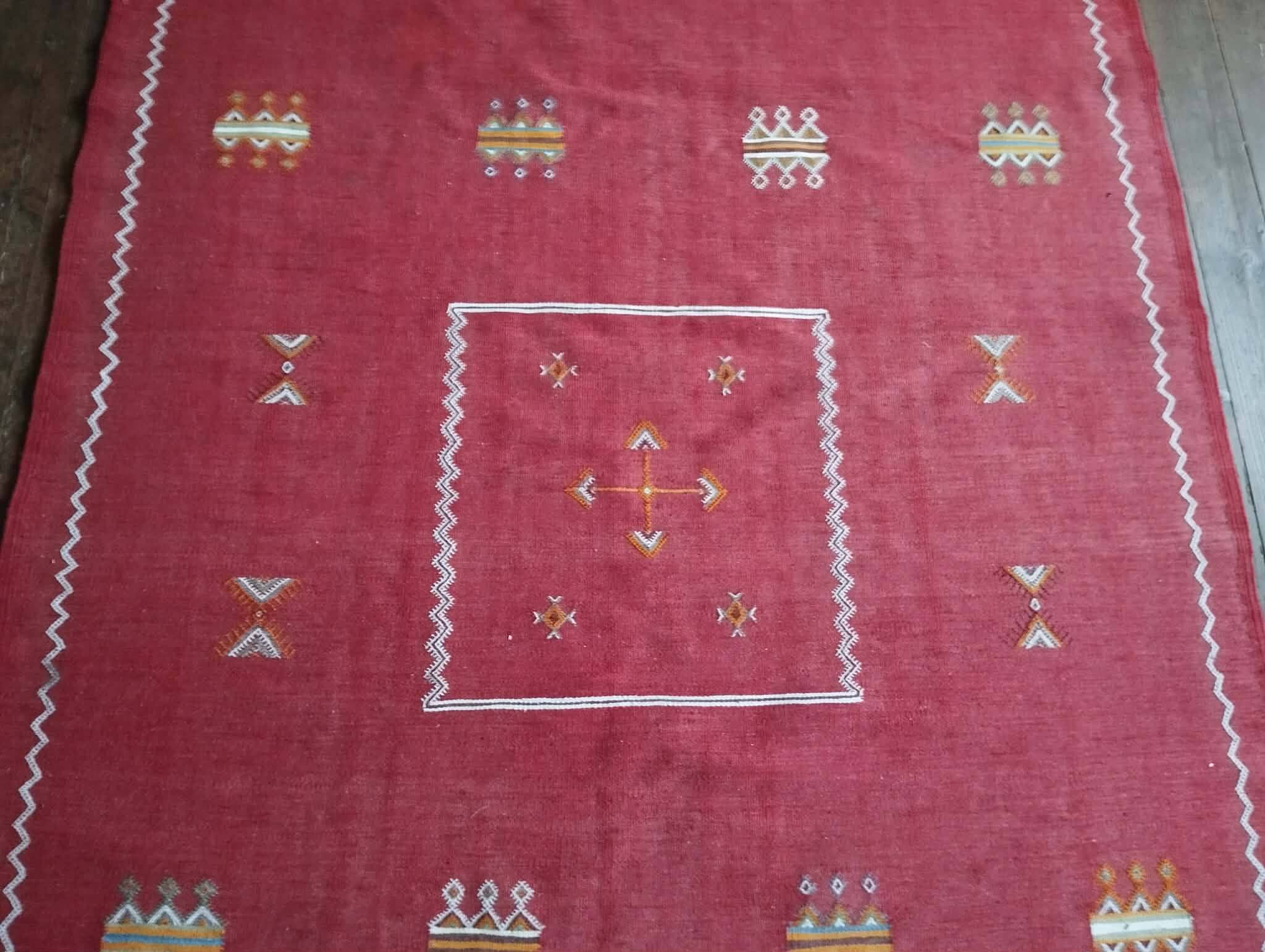 Handmade Berber rug 254x157cm
