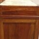 Art Deco sideboard in walnut with a marble top