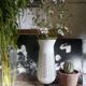 Vase in opaline, 50s