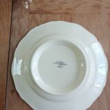 Assiette montée ivoire Sarreguemines