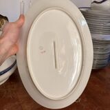 Antique Oval Dish 40x27cm Limoges Porcelain Betoule & Legrand