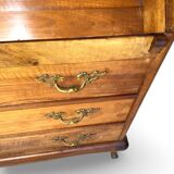 Antique Italian secrétaire in solid walnut, 1920s/1930s.