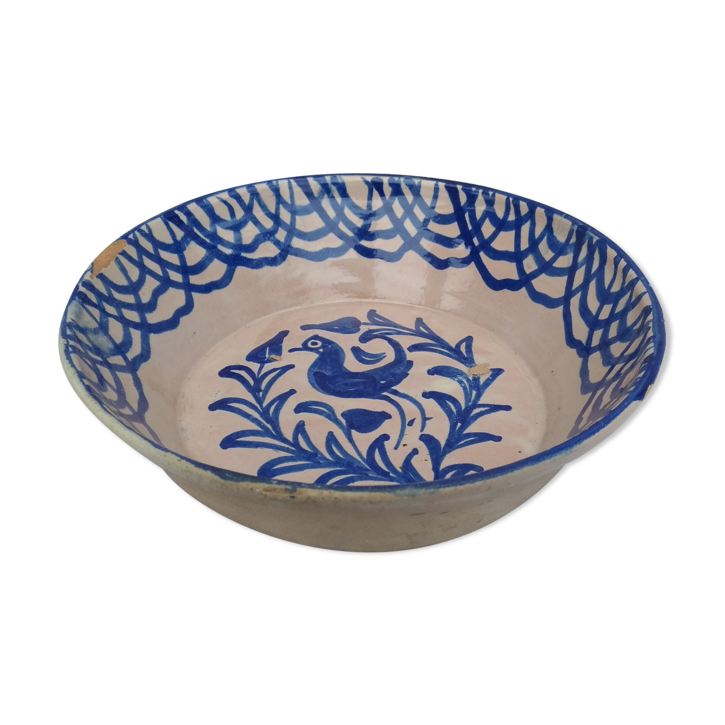 Plat en faience de l'est