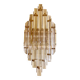 Venini wall light with 9 iridescent blades, model XXL, Italy 1980.