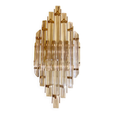 Venini wall light with 9 iridescent blades, model XXL, Italy 1980.