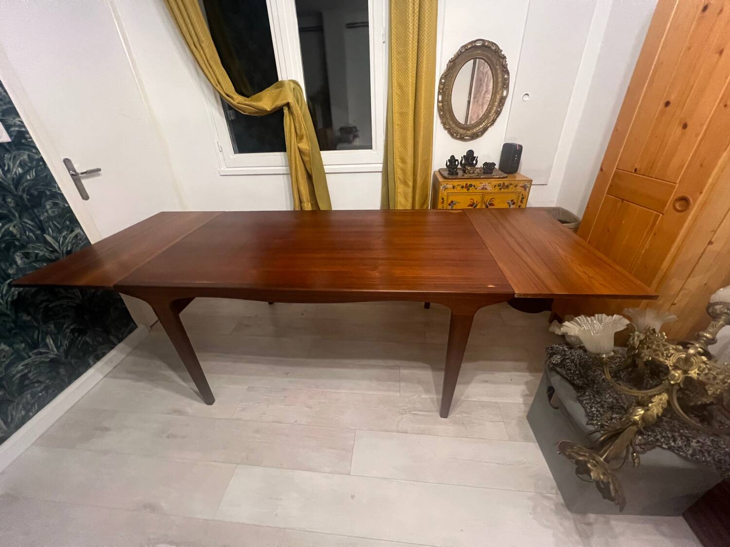 Table à manger scandinave année 60 en teck