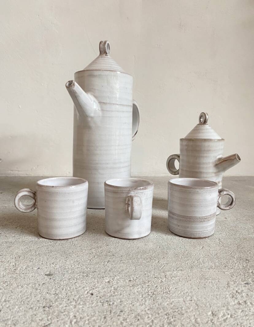 Rare vintage ceramic service