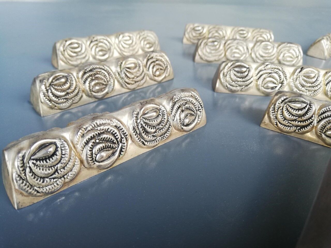 Set of 10 vintage knife holders