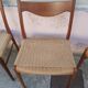 Series of 4 chairs by Bender Madsen and Ejner Larsen for Stølefabrik