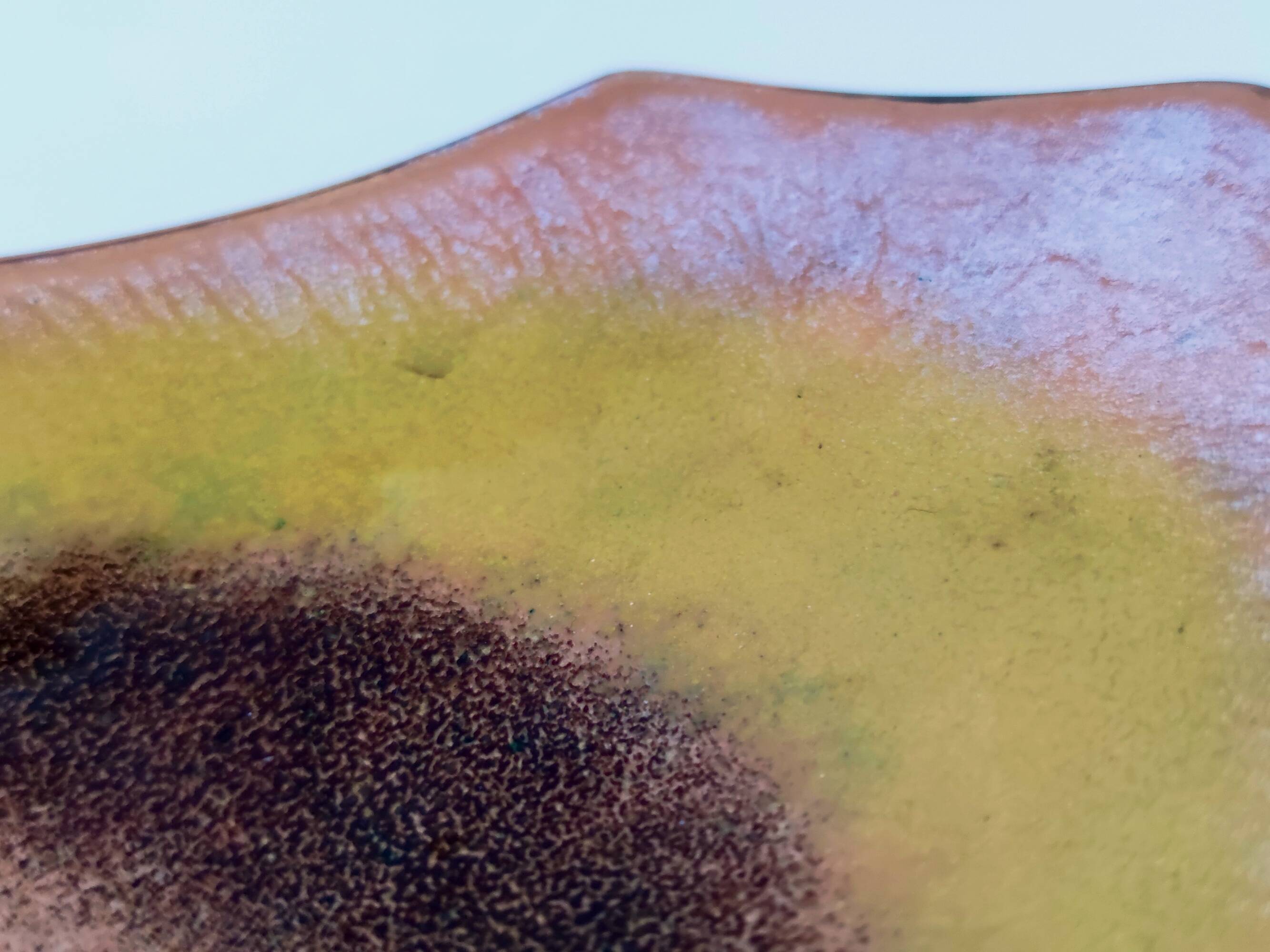 Enameled Copper Vide-Poche / Decorative Bowl Ascribable to Paolo De Poli