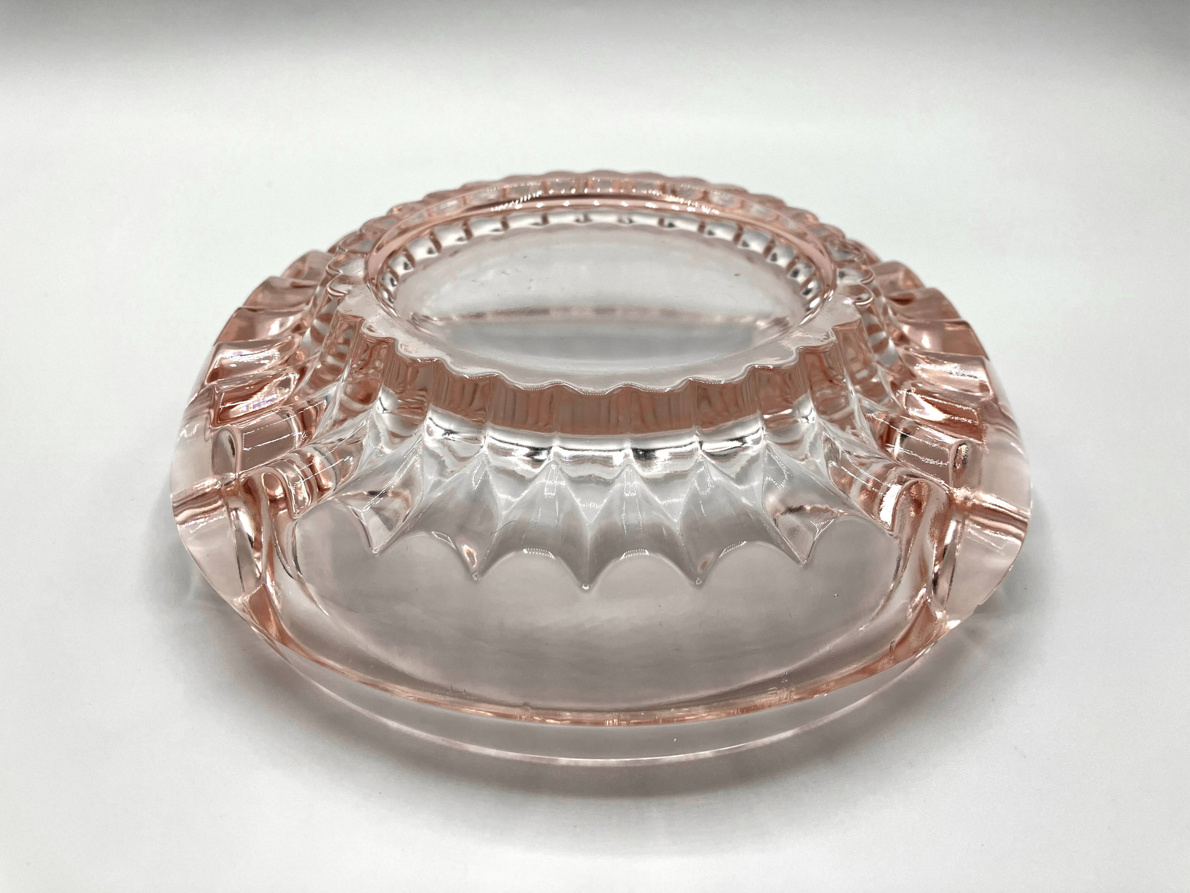 Cendrier vide-poche sklo union • verrerie rudolfova hut • design jiri zejmon • 1960