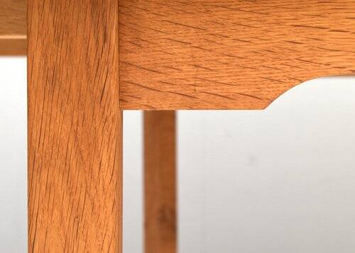 Scandinavian drop leaf dining table in oak, 1970s