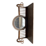 Old coat rack with mirror