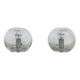 Pair of Nachtmann Leuchten design sphere crystal table lamps, 1970s