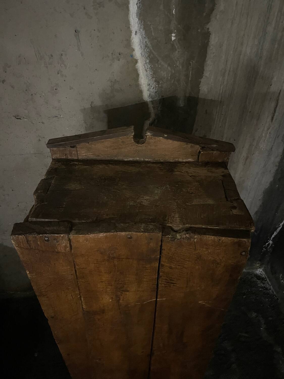 18th century rustic cabinet, Spanish folk art