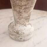Vintage stoneware candle holder 70s