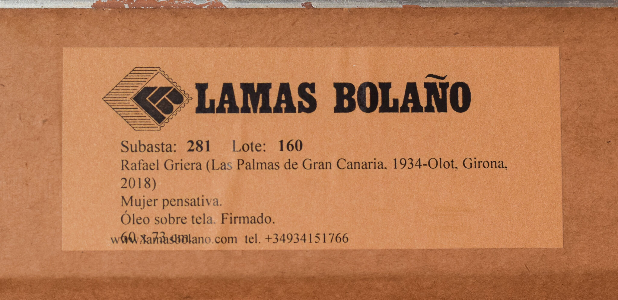 Rafael griera - portrait of a lady at a window