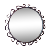 Wrought iron mirror