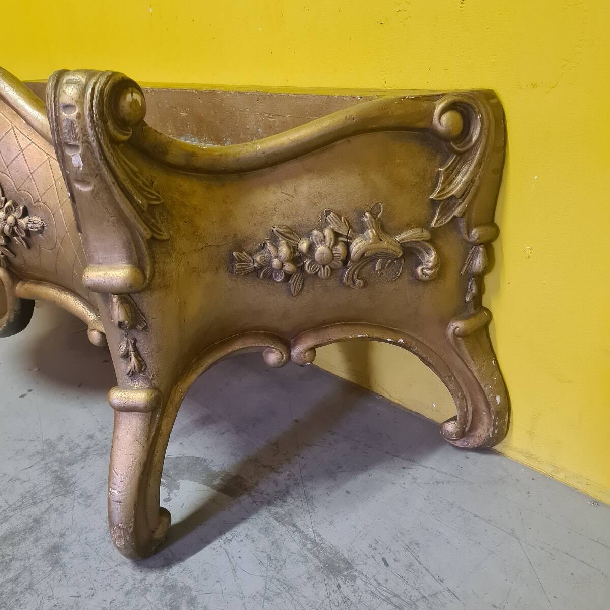 Louis Quinze Style Wooden Hallway Jardiniere, from the late 1800s.