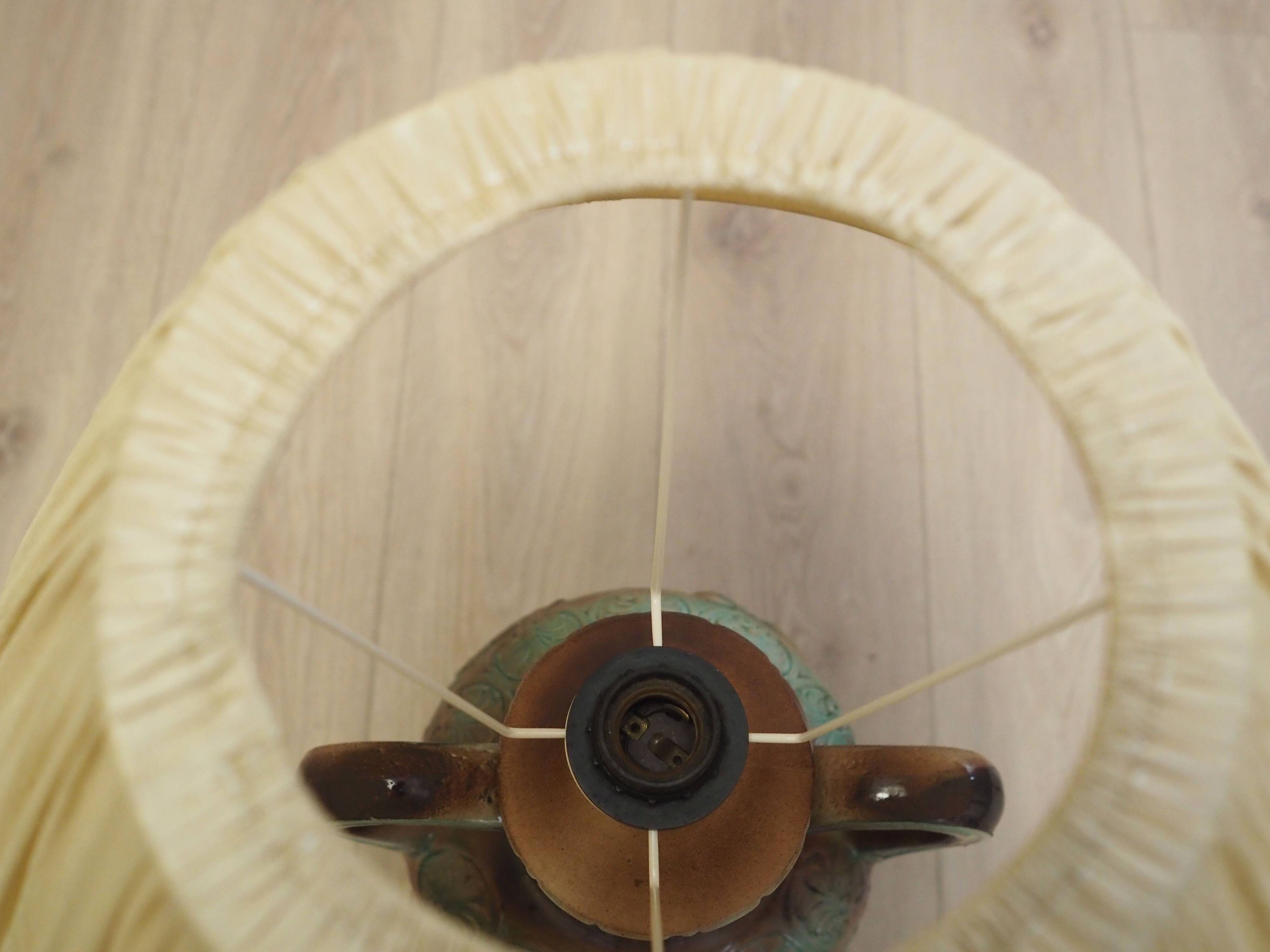 Ceramic lamp, Danish design, 1970s, production: Denmark