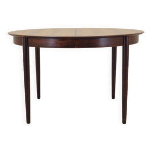 Table ronde en palissandre,