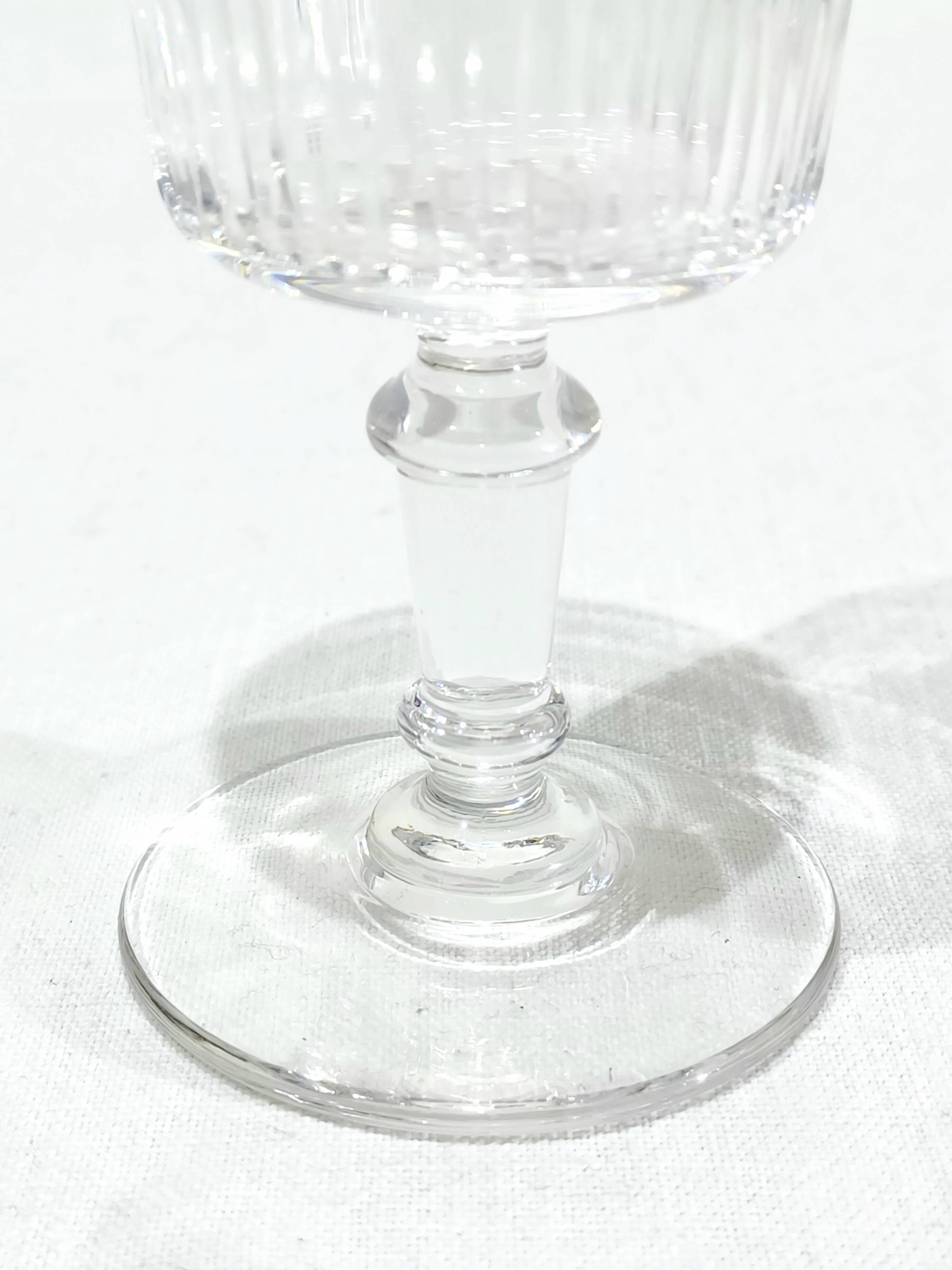 13 crystal white wine glasses