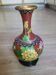 Chinese vase inclusions, brass with support