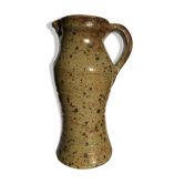 Pichet grès moucheté artisanal