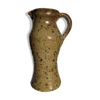 Sandstone pitcher handcrafted speckled