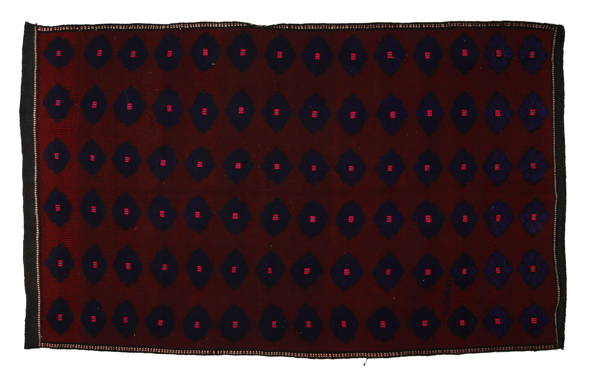 Anatolian handmade kilim rug 295 cm x 182 cm
