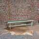Pair of patinated benches