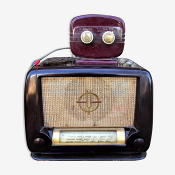 Radio Thomson ducretet LO24 Bakelite vintage valve