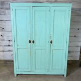 Wooden cloakroom 3 doors