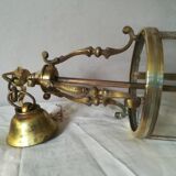 Vestibule lantern with 3 brass and bronze lights