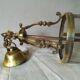 Vestibule lantern with 3 brass and bronze lights