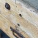 Small log workbench of Butchery solid wood 1930 ́
