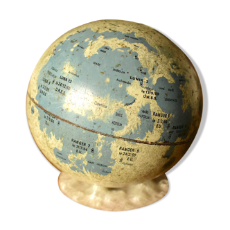 Globe "The Moon" Replogle Globes Inc. Chicago USA 1966