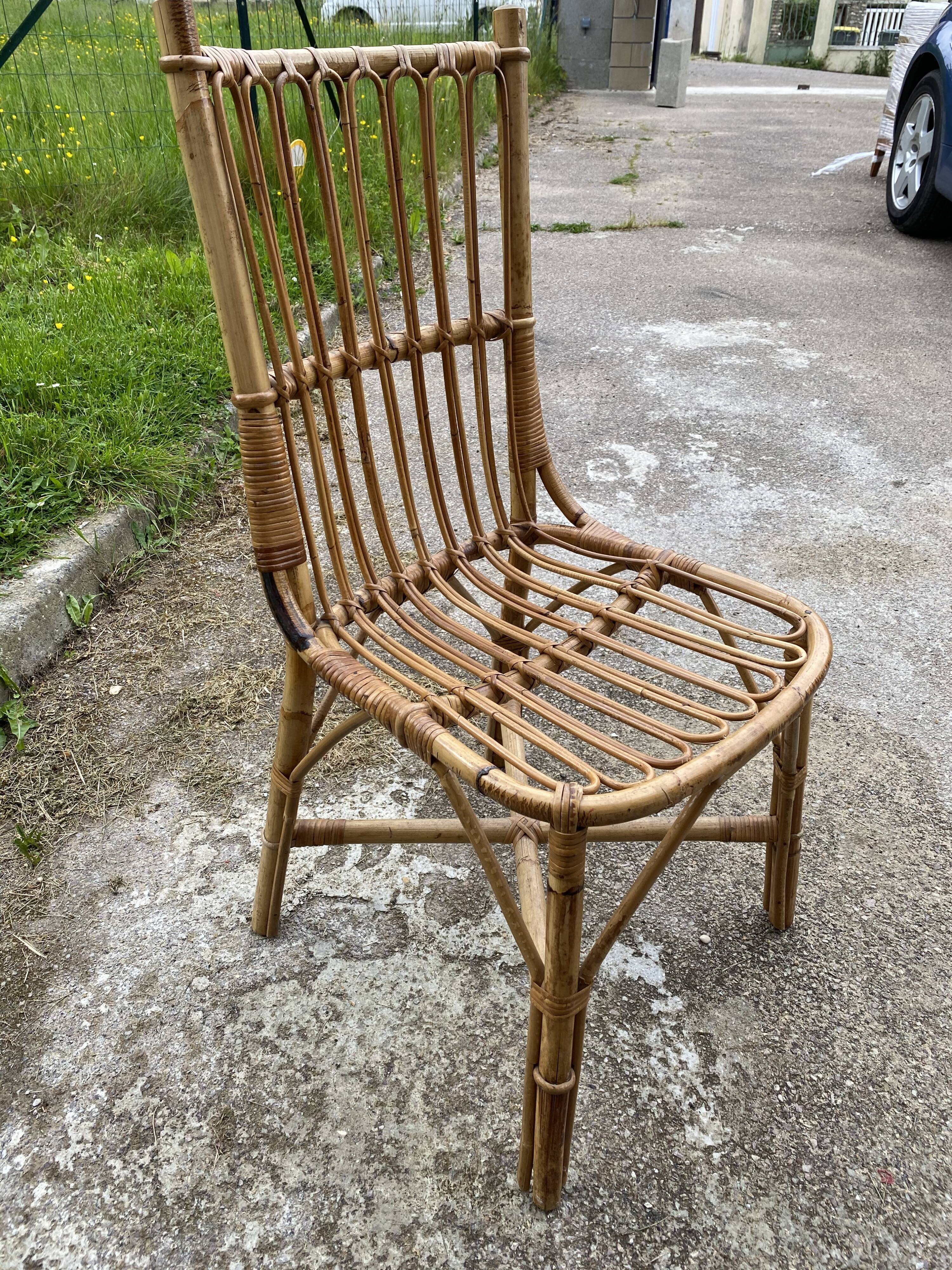 Vintage rattan chair