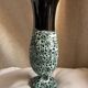 Superb Vintage Vallauris Vase – "Sea Foam" & Lava Decor