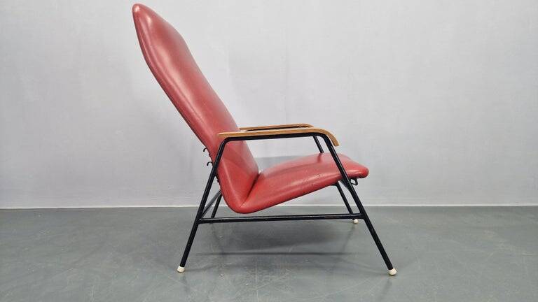 Rare Midcentury Easy Armchair, Sweden, 1960s
