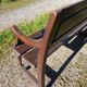Pair of antique church pews