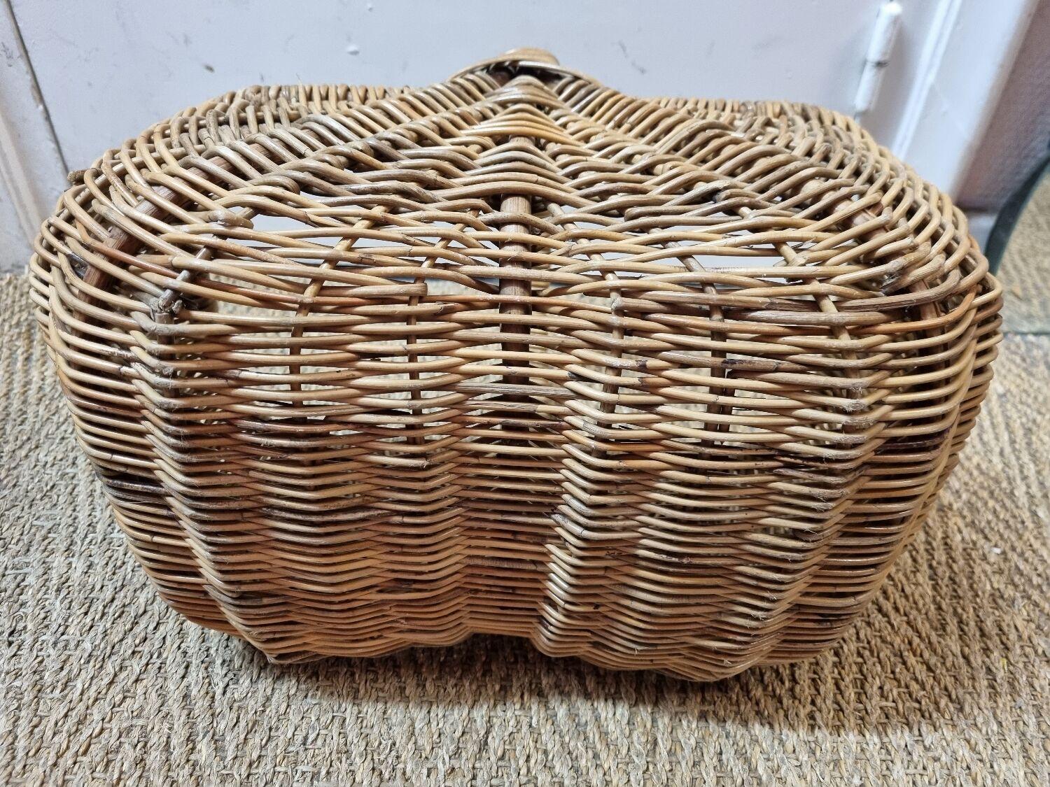 Vintage wicker basket