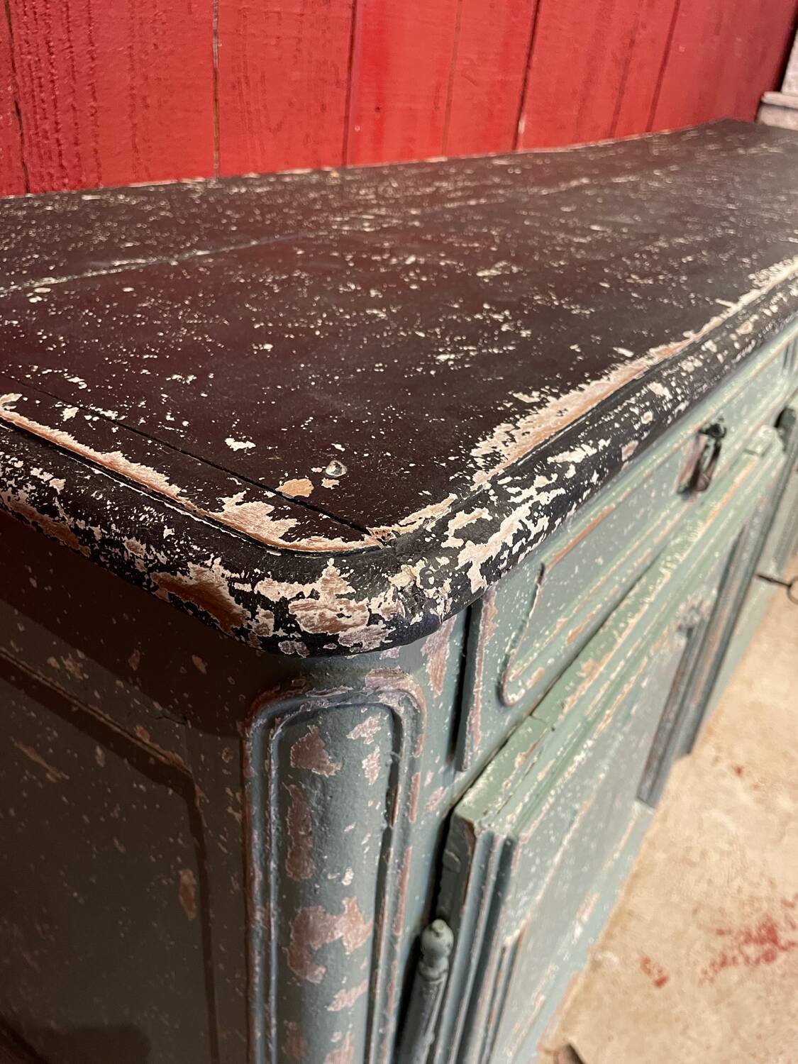 Eighteenth-century walnut sideboard.