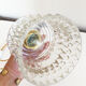 Suspension made with a vintage glass globe