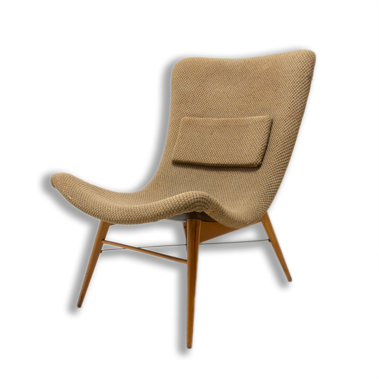 Mid-century television chair by Miroslav Navratil, 1950´s