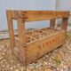 Wooden bottle rack