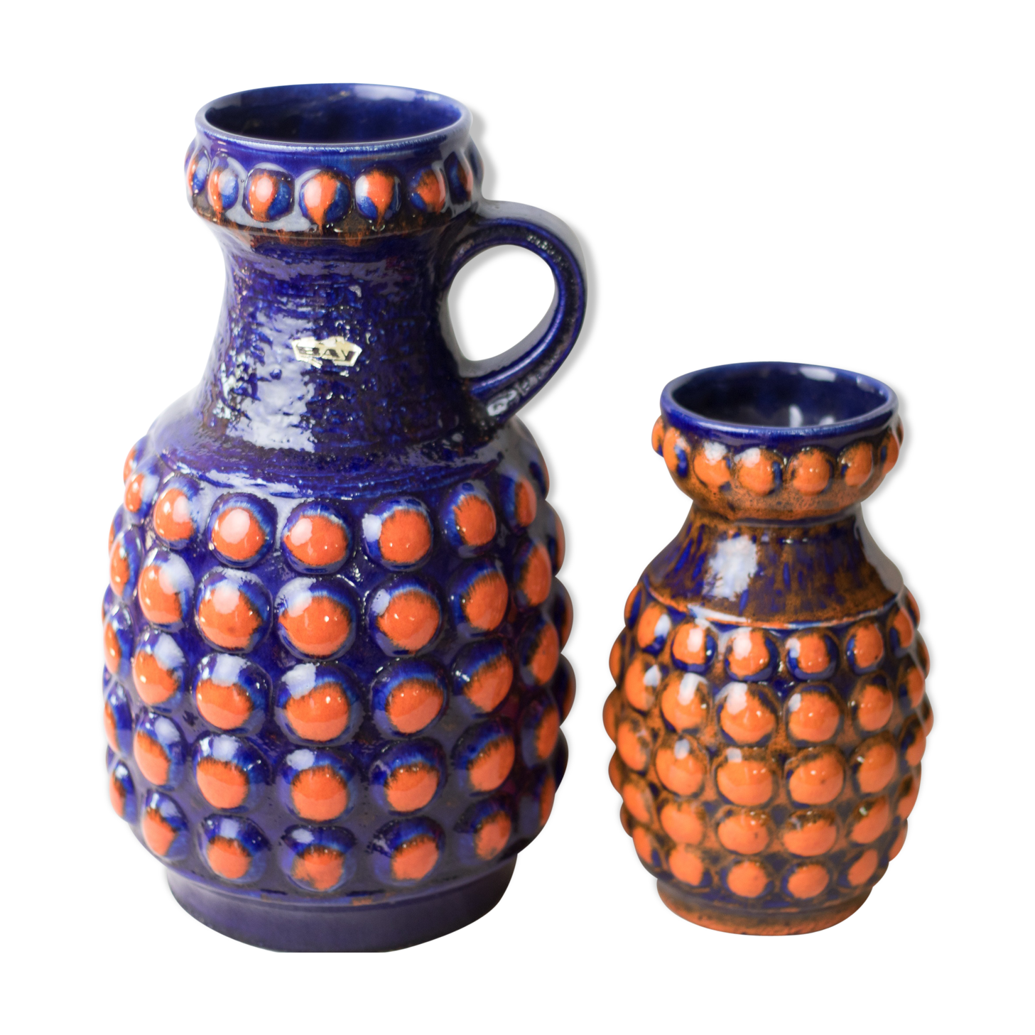 Pot vintage orange pour enfant 70 seventies hyper déco