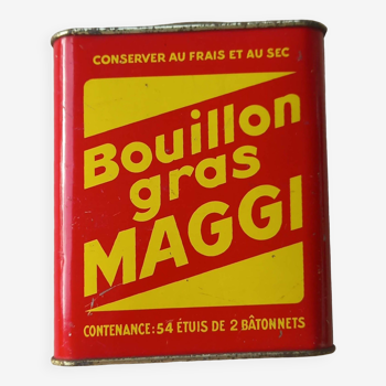 Boite métallique Maggi