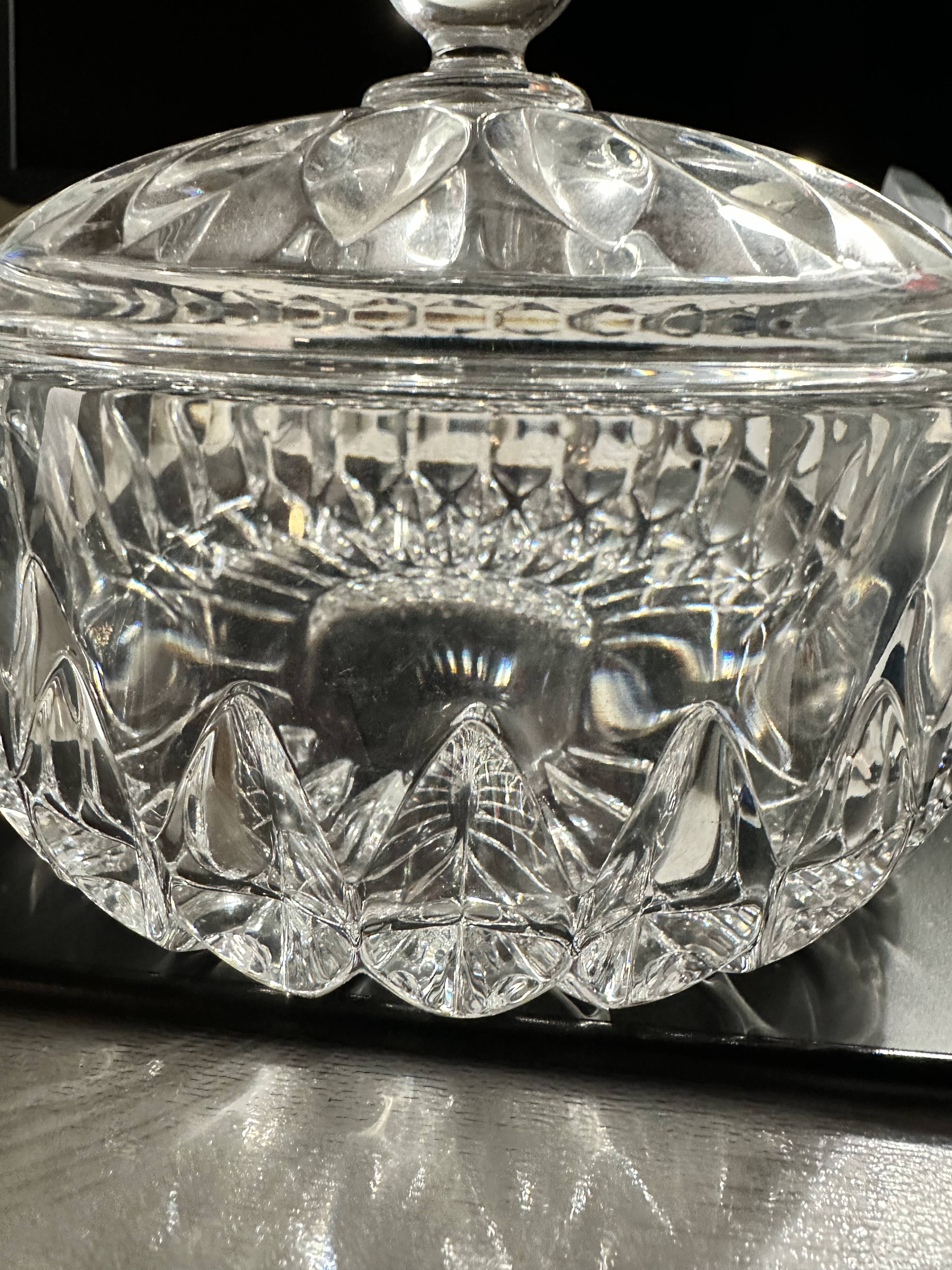 Finely embossed crystal candy box